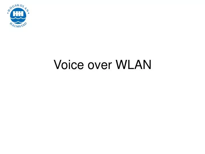 voice over wlan