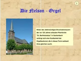 die nelson orgel