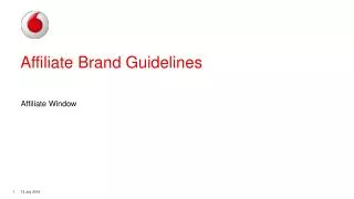 Affiliate Brand Guidelines
