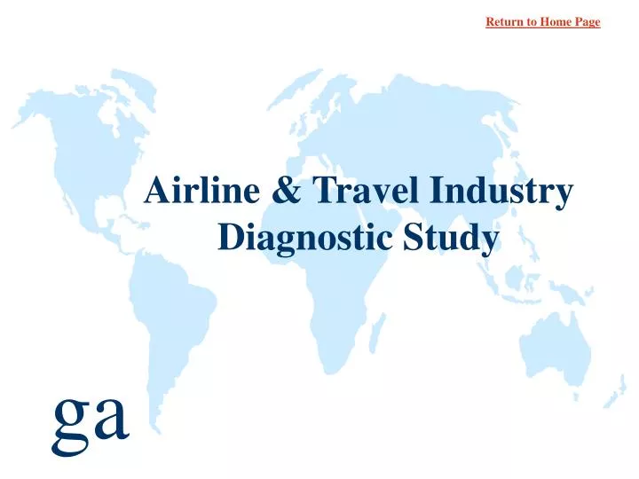 airline travel industry diagnostic study