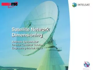 Satellite Network Dimensioning