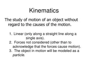 kinematics