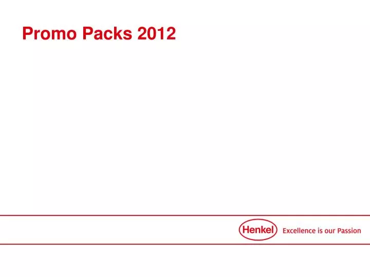 promo packs 2012