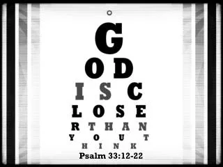 God sees us at all times.