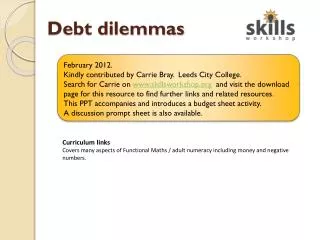 Debt dilemmas