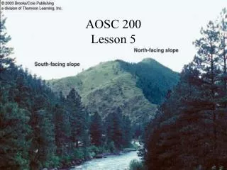 AOSC 200 Lesson 5