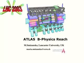 ATLAS B-Physics Reach