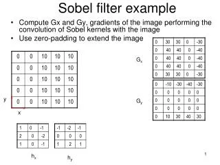 Sobel filter example