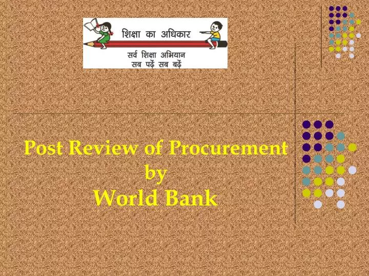 post review of procurement by world bank