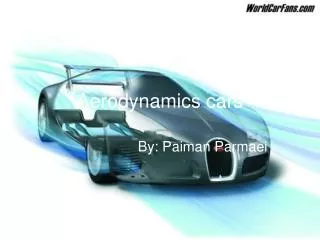 Aerodynamics cars