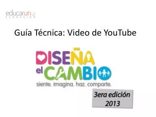 gu a t cnica video de youtube