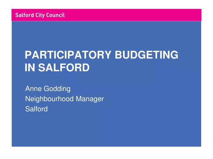 participatory budgeting in salford