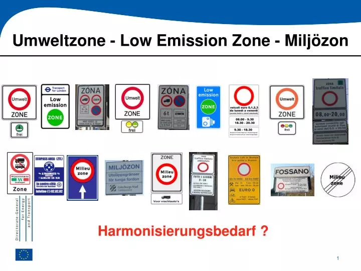 umweltzone low emission zone milj zon