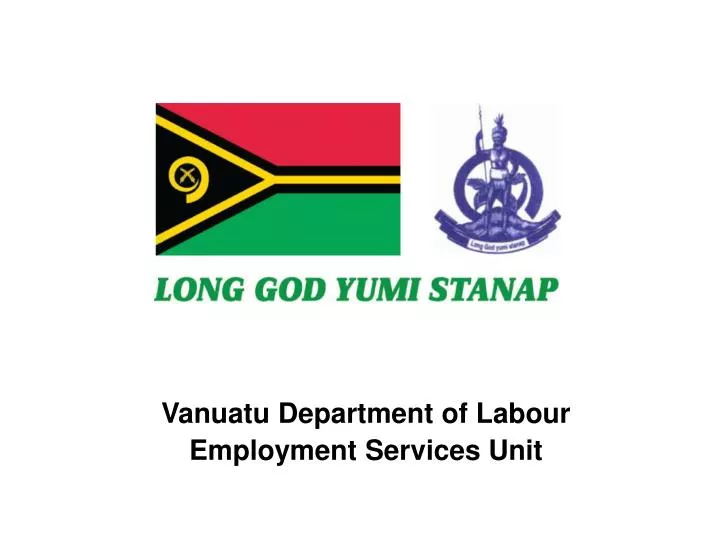 vanuatu department of labour employment services unit