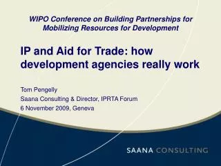 IP and Aid for Trade: how development agencies really work