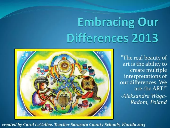 embracing our differences 2013