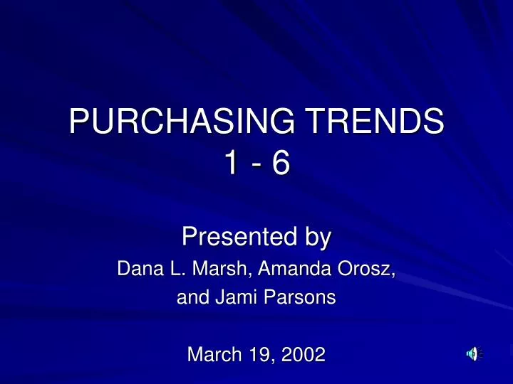 purchasing trends 1 6