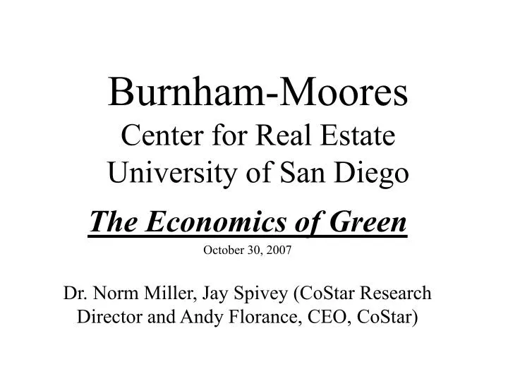 burnham moores center for real estate university of san diego