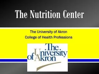 The Nutrition Center