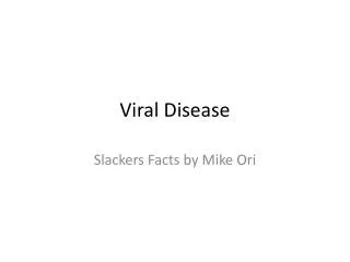 Viral Disease