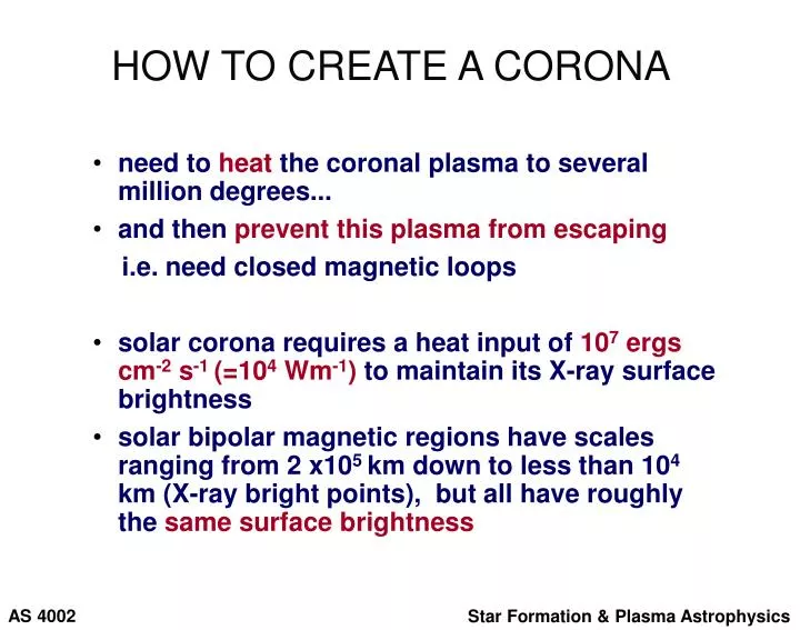 how to create a corona