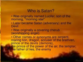 Who is Satan?