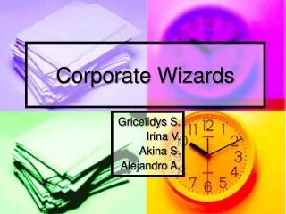 Corporate Wizards