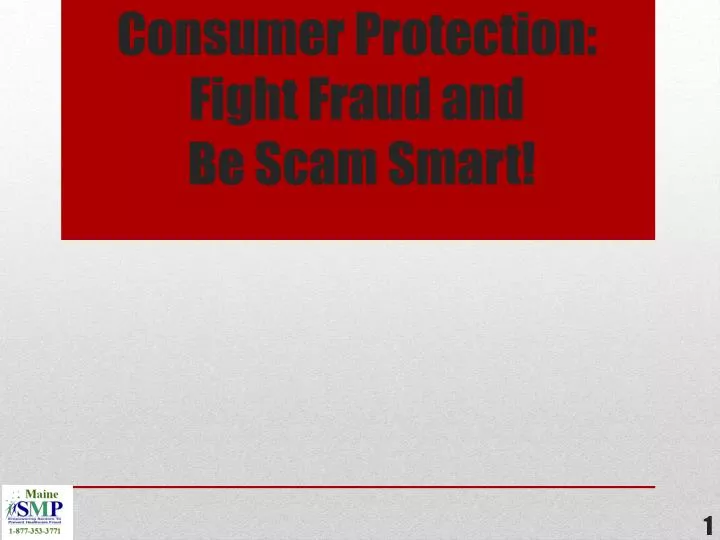 consumer protection fight fraud and be scam smart