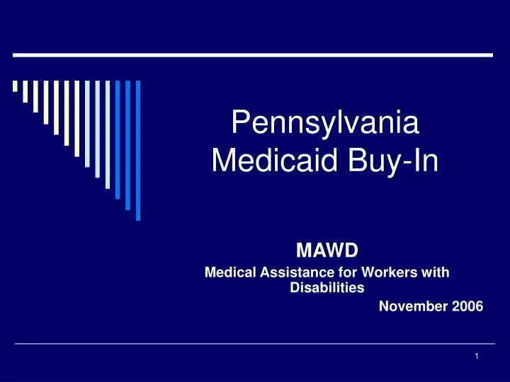 pennsylvania medicaid buy in