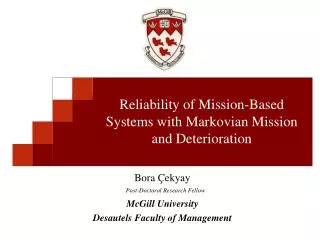 Reliability of Mission-Based Systems with Markovian Mission and Deterioration