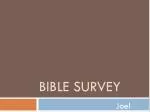 Bible Survey - slide 1