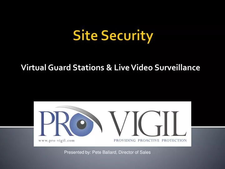 virtual guard stations live video surveillance