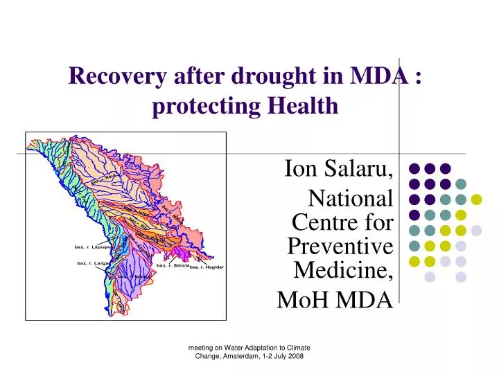 recovery after drought in mda protecting health