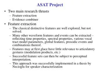 ASAT Project