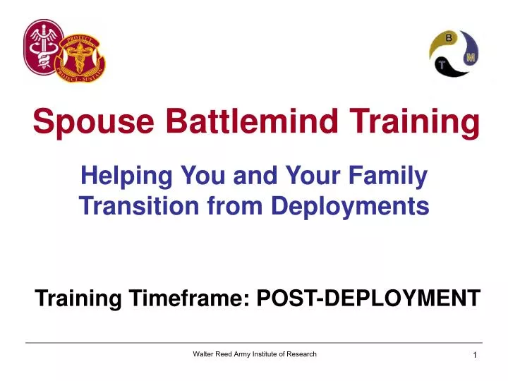helping you and your family transition from deployments training timeframe post deployment