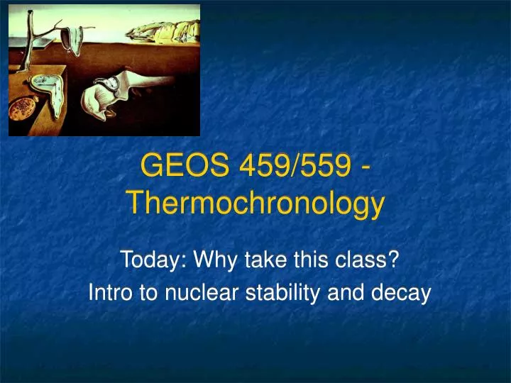 geos 459 559 thermochronology