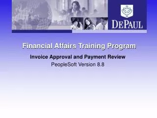 Financial Affairs Training Program