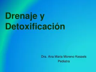 drenaje y detoxificaci n