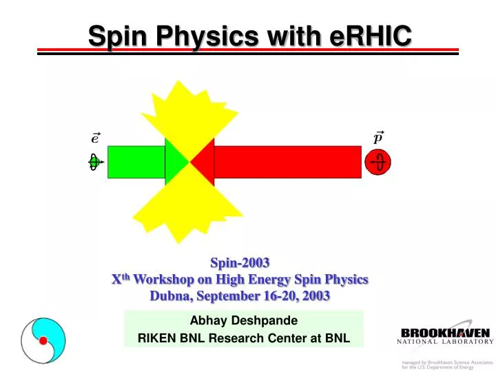 spin physics with erhic