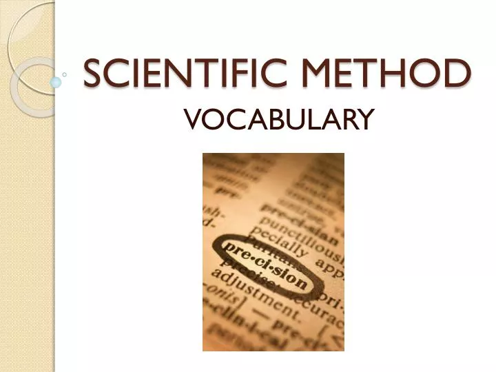 scientific method