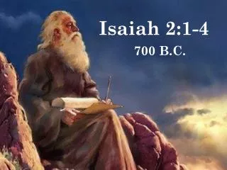 Isaiah 2:1-4