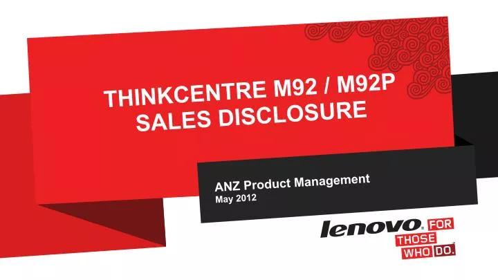 thinkcentre m92 m92p sales disclosure