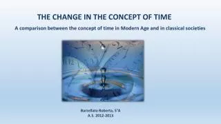 THE CHANGE IN THE CONCEPT OF TIME