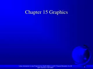 Chapter 15 Graphics