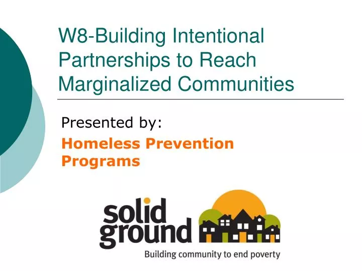 w8 building intentional partnerships to reach marginalized communities