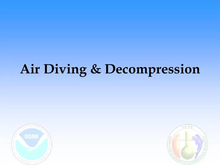 air diving decompression