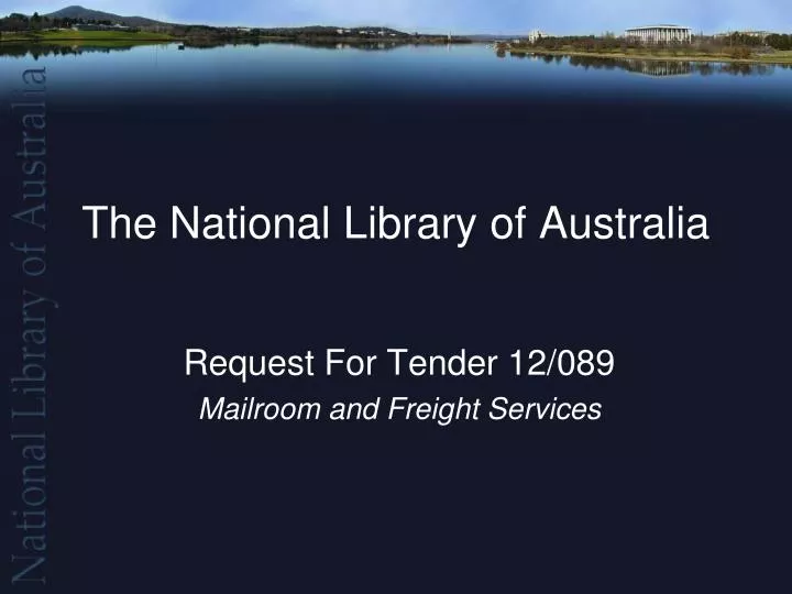 the national library of australia