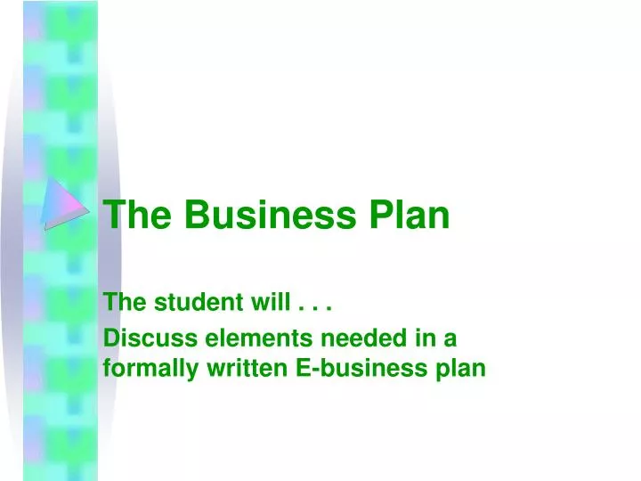 the business plan