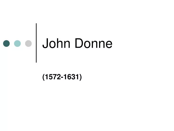 john donne