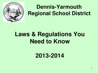 Laws &amp; Regulations You Need to Know 2013-2014
